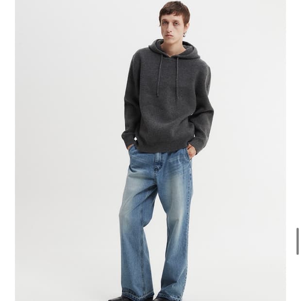 파브레가 마들렌 울 후드 니트