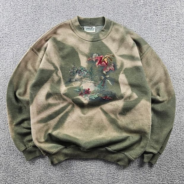 NORTHERN 다잉 커스텀 맨투맨 스웻 셔츠 ( M추정 )/ 10953