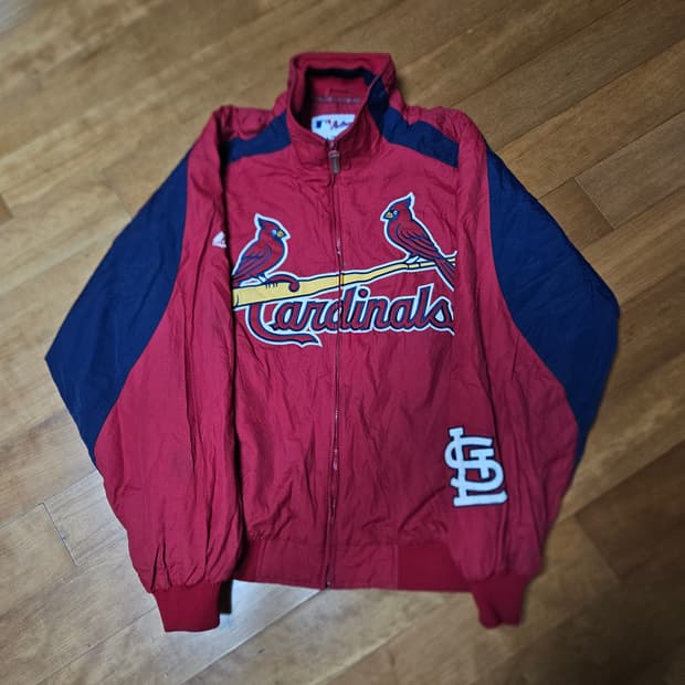 마제스틱 세인트루이스 카디널스 바람막이 점퍼