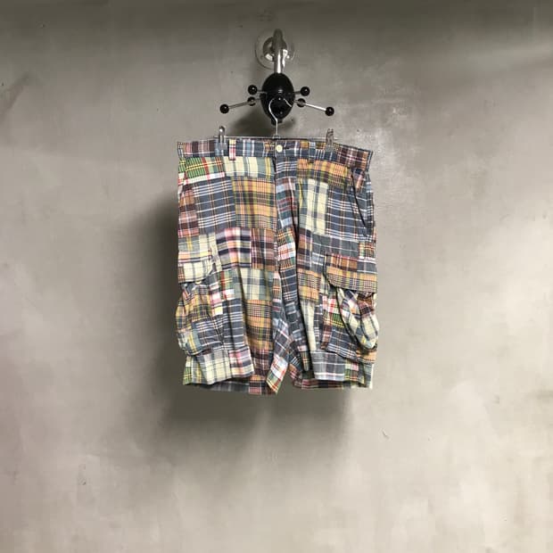 폴로 랄프로렌 패턴 카고 반바지 35