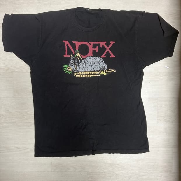 Nofx 빈티지 반팔 티셔츠