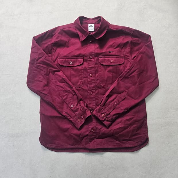 L 나이키 SB 우븐 스케이팅 워크 셔츠 0311Y
