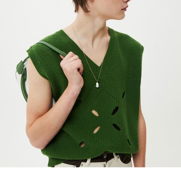 [L] 문선 니트 베스트 