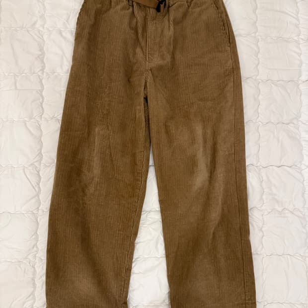 단톤 코듀로이 팬츠 브라운