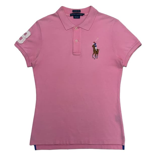 폴로 랄프로렌 빅포니 PK 카라 티셔츠 핑크 M