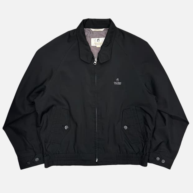 logo embroidery zip-up jacket