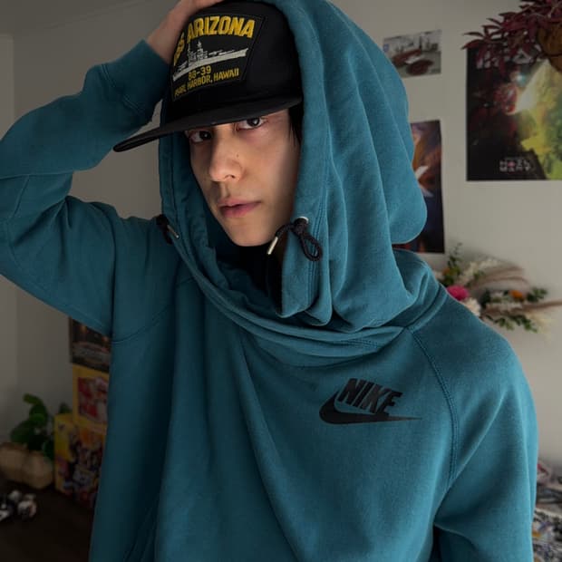 Nike 틸 터쿠아즈 레이어 후드
