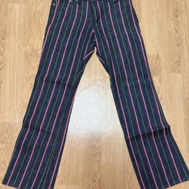 폴스미스 스트라이프 부츠컷 스트라이프 진 (29사이즈)