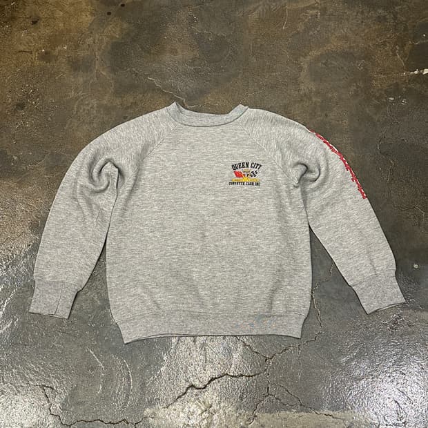 90s vintage printing sweatshirts XS