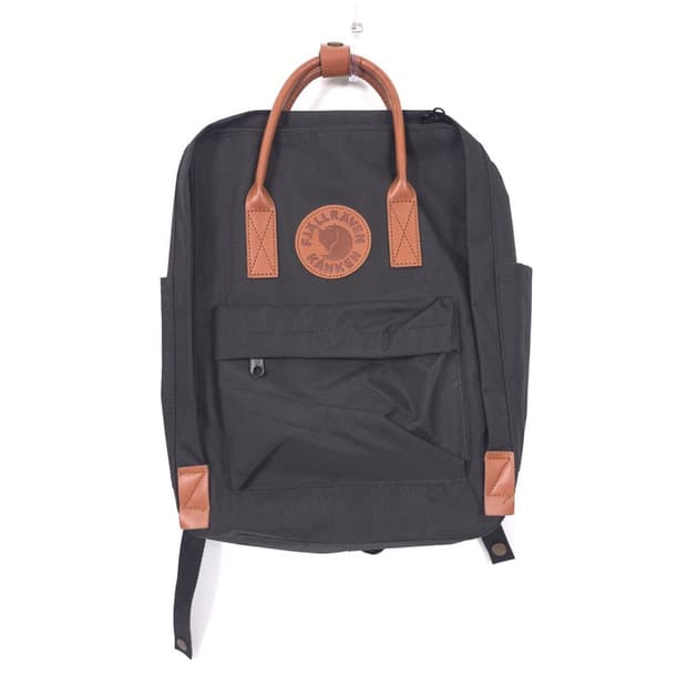 FJALLRAVEN 칸켄 넘버투 레더 백팩
