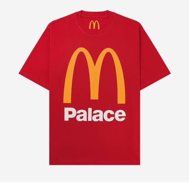 팔라스 맥도날드 로고 티셔츠 레드 