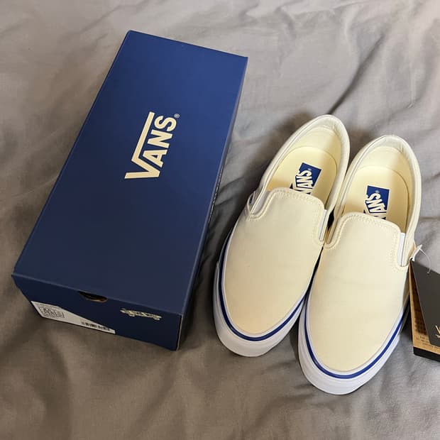 반스 슬립온 LX 44 프리미엄 오프화이트 265 새제품