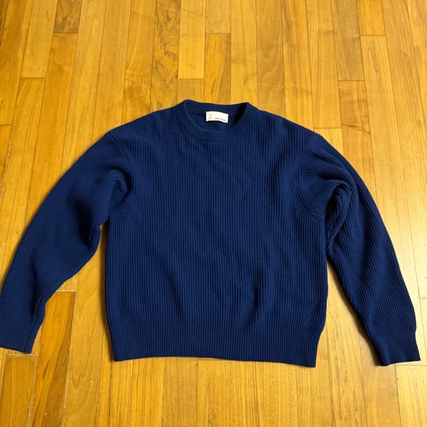 세이지 네이션 니트 블루