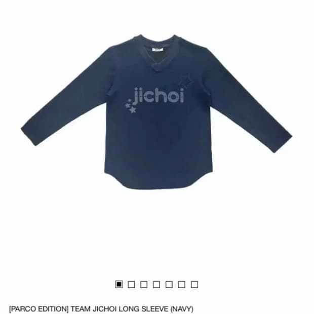 팀 지초이 롱슬리브 파르코 에디션 네이비 2