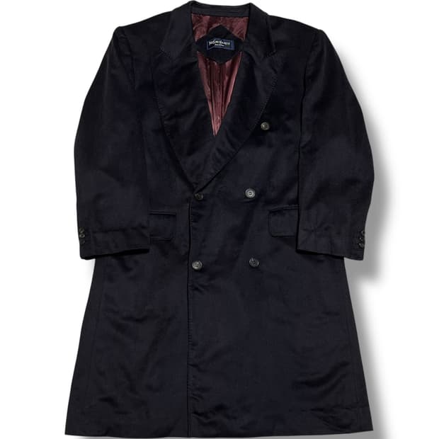 Yves Saint Laurent 뿌르옴므 캐시미어 100% 롱 코트