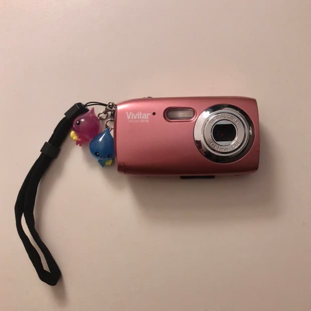 작례포함) 핑크 비비타 비비캠 Vivitar ViviCam 5118