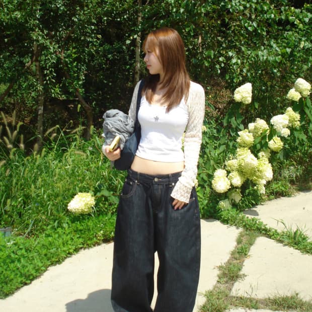 아워캐비넷 데님 팬츠