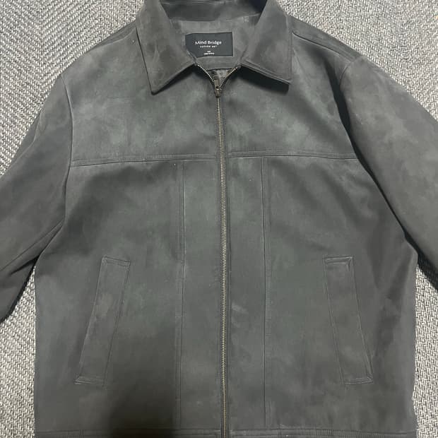 스웨이드 제질 자켓