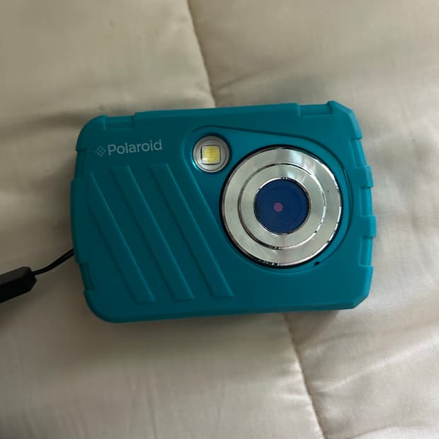 폴라로이드 Polaroid IS048 블루 청록 디지털 카메라