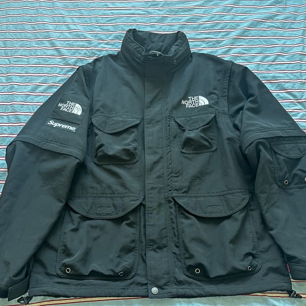 슈프림 노스페이스 컨버터블 블랙