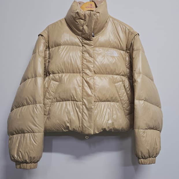 노스페이스 글로시 디테쳐블 다운자켓패딩