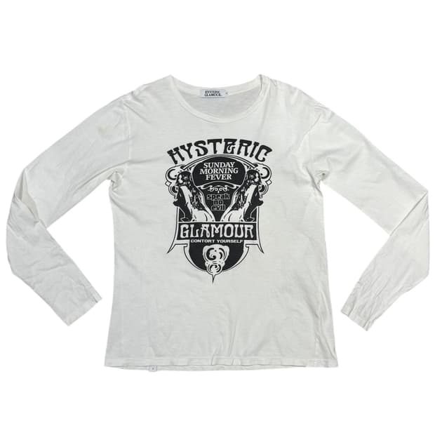 히스테릭 글래머 아카이브 악마 히스걸 롱슬리브 티셔츠
