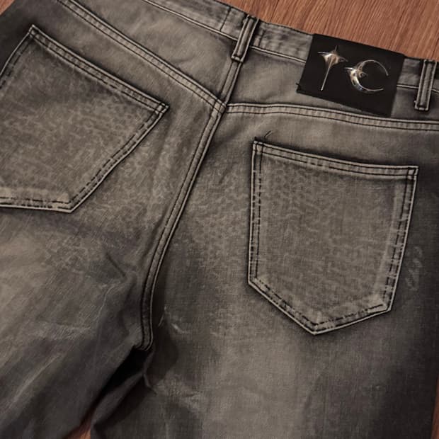 Thug Club Warrior Denim Laser Pants