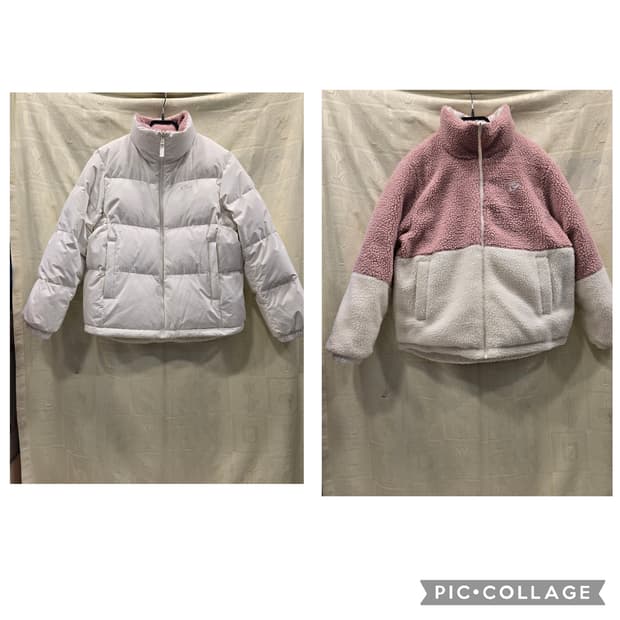 네파 여성 양면 다운패딩 뽀글이 점퍼 95 (66)