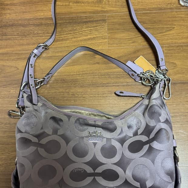 코치 op art bag 숄더백