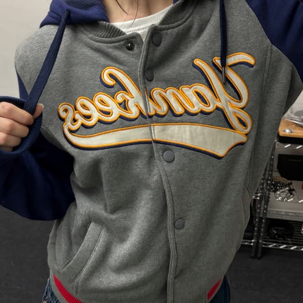 MLB 00s 뉴욕 양키즈 스타디움 네이비 자켓