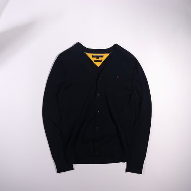 타미힐피거 니트 가디건 B365