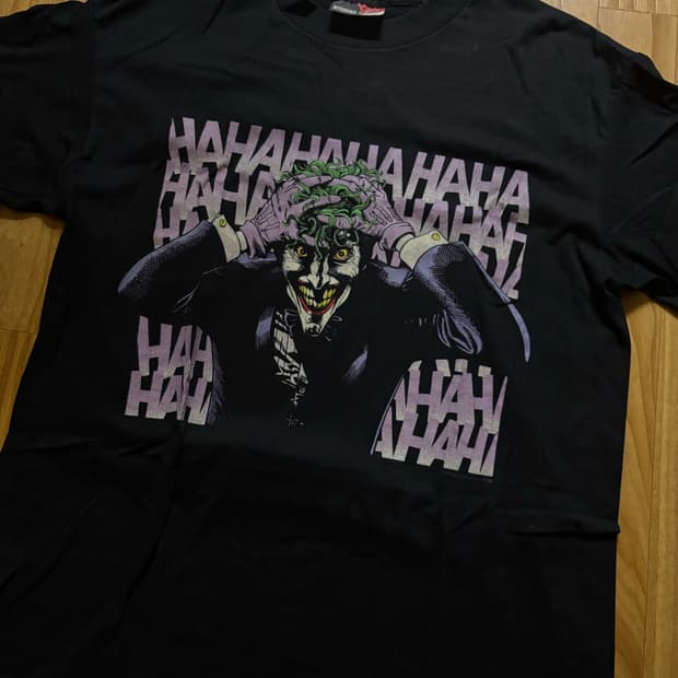 vintage 1989 dc comics joker t shirt