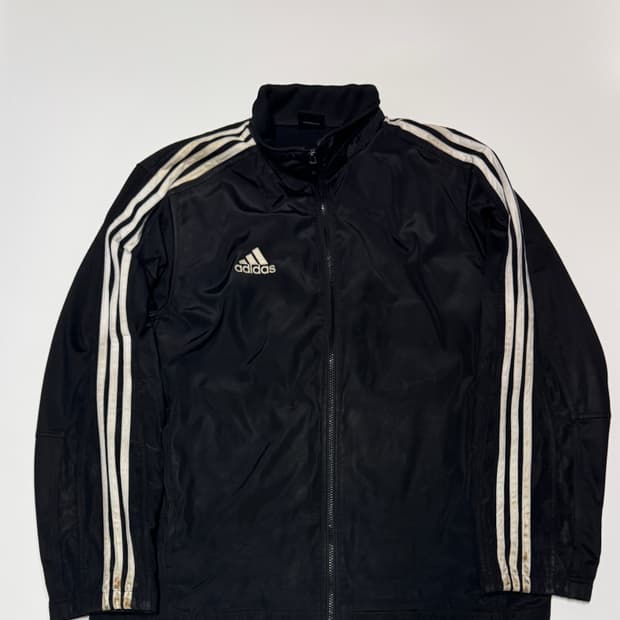 아디다스 올드스쿨 오버핏 바람막이 자켓 2XL