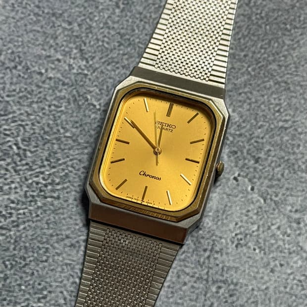 Seiko 세이코 Chronos 스퀘어 1985