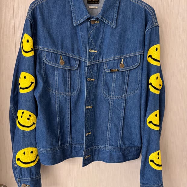 캐피탈 스마일 데님 자켓 44사이즈