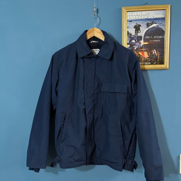 90's U.S Navy A-2 Deck Jacket.