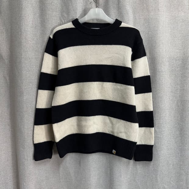 [L] 칼하트 WIP 알빈 스트라이프 긴팔 니트