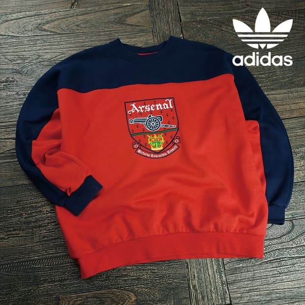 [아디다스] 아스날 축구팀 오버핏 맨투맨 M19260