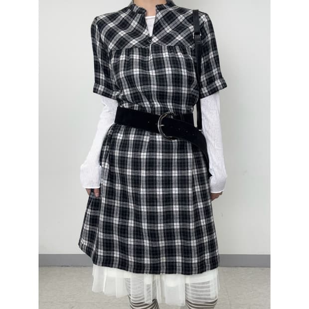 빈티지 롱슬리브 원피스 코디 세트