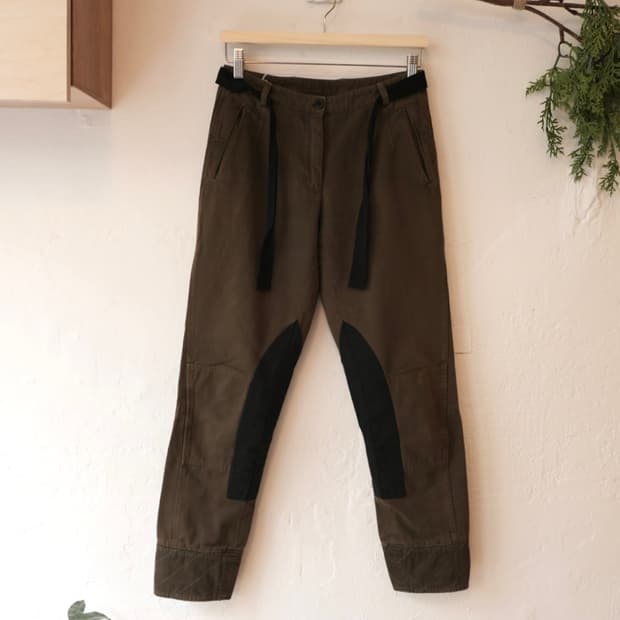 드리스 반 노튼 벨티드 팬츠