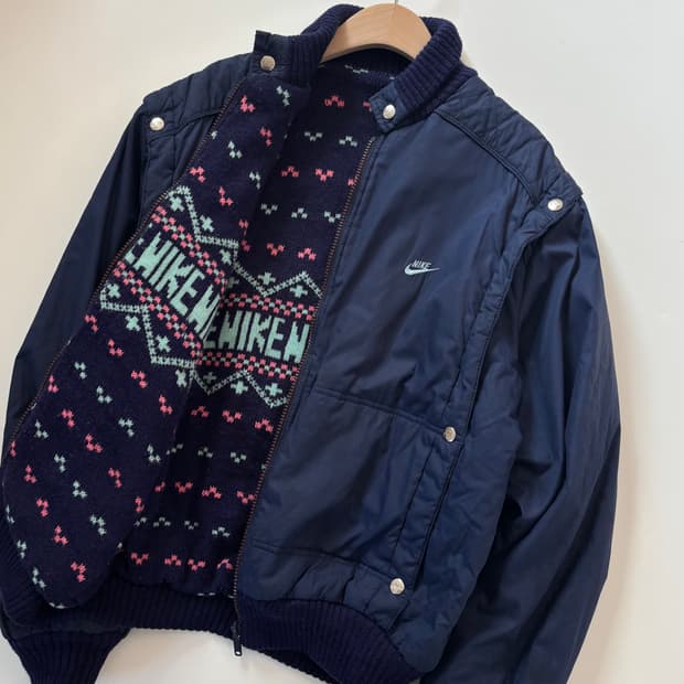 Nike 나이키 노르딕 리버시블 양면 니트 자켓