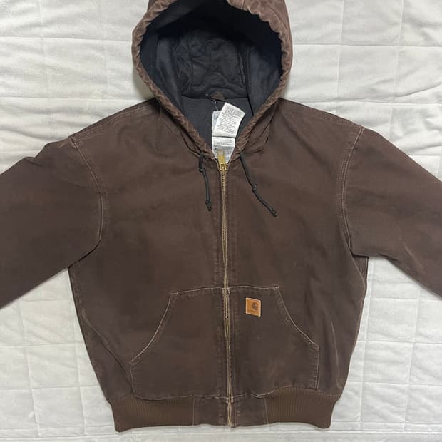 [S] J140 칼하트 덕액티브 자켓 다크브라운 brown dkb