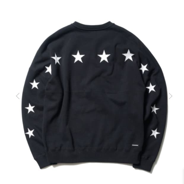 F.C Real Bristol 크루넥 스웻 셔츠 블랙