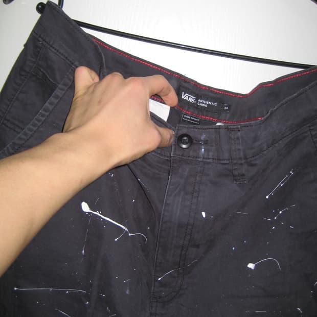 반스 vans 빈티지 페인팅 치노 팬츠