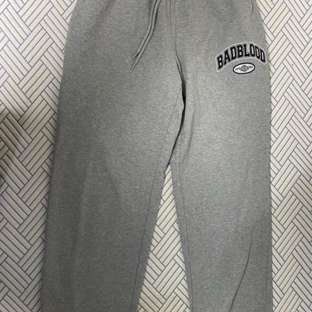 배드블러드 스웻팬츠 그레이 S