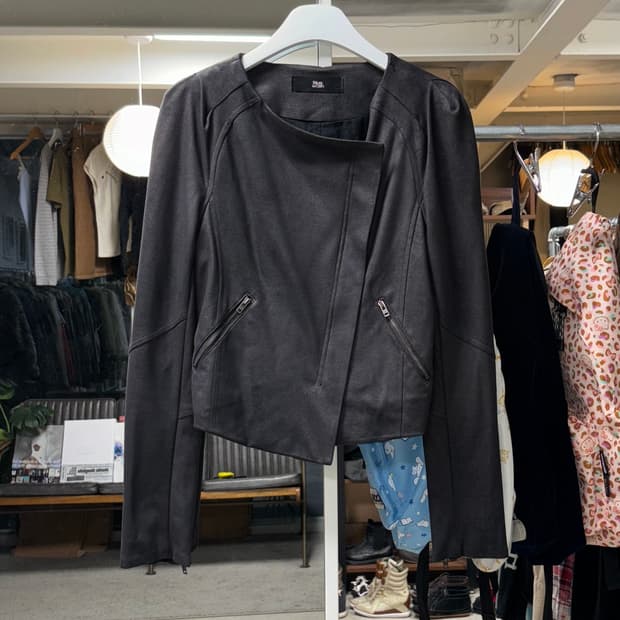 빈티지 인조 스웨이드 자켓