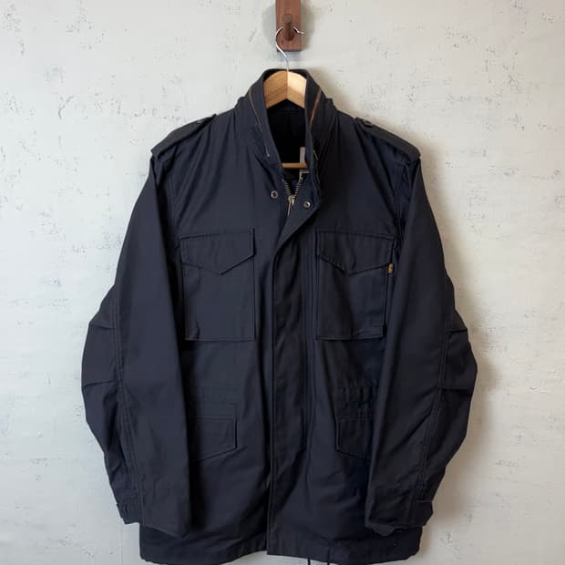 알파인더스트리 made in USA M65 필드 자켓 블랙