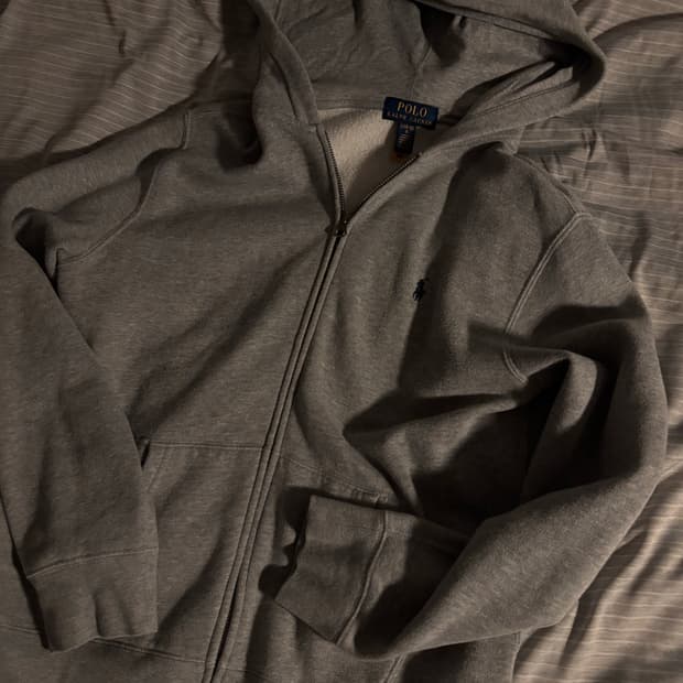 폴로 그레이 후드집업(키즈)
