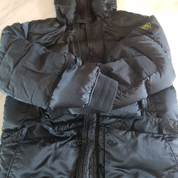 스톤아일랜드 후드 패딩 L