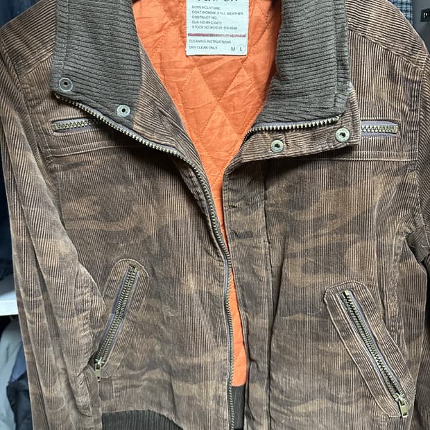 빈티지 아우터 브라운 갈색